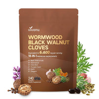 VIVONU Wormwood Black Walnut Cloves Capsules - Boost Metabolism & Enhance Energy