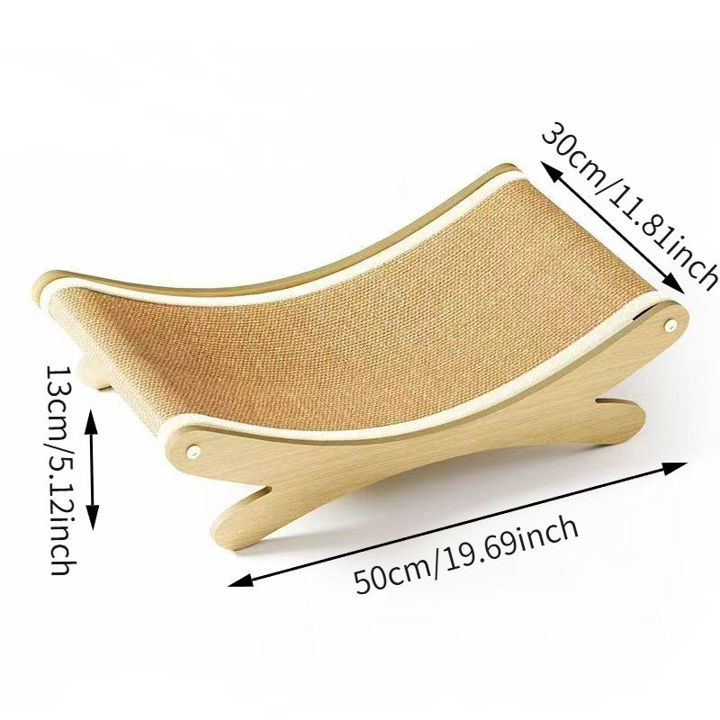 Cat recliner scraper board