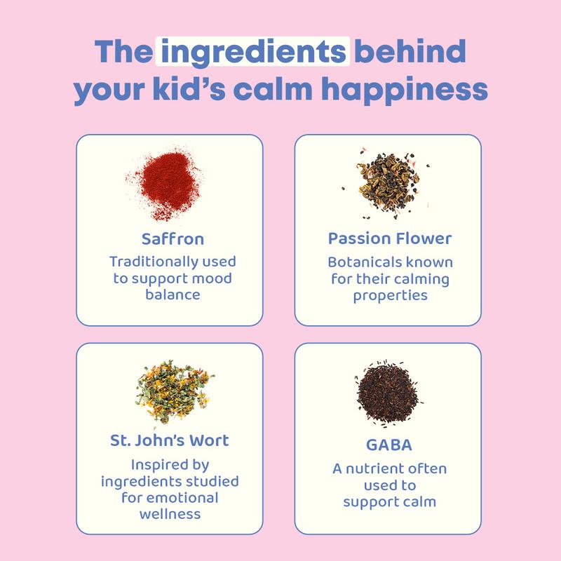 JoySpring Saffron Mood Munchies Gummies for Kids
