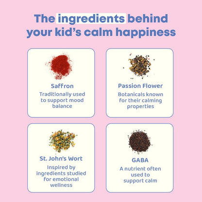 JoySpring Saffron Mood Munchies Gummies for Kids