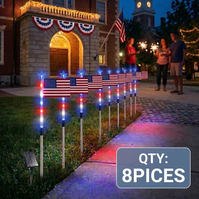 8-Piece Flag Light Set