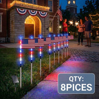 8-Piece Flag Light Set