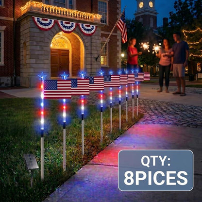 8-Piece Flag Light Set