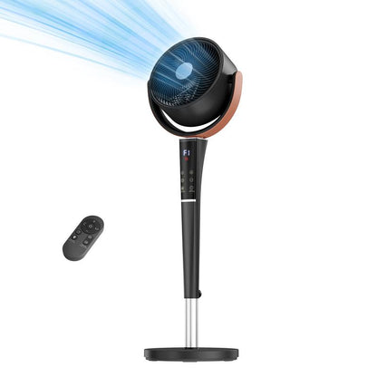 Bedroom Pedestal Fan, 5 Mode Quiet 20dB DC Air Circulator