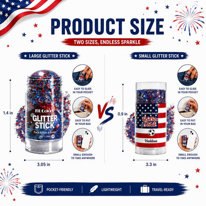LibertyLuster Patriotic Body & Hair Stick