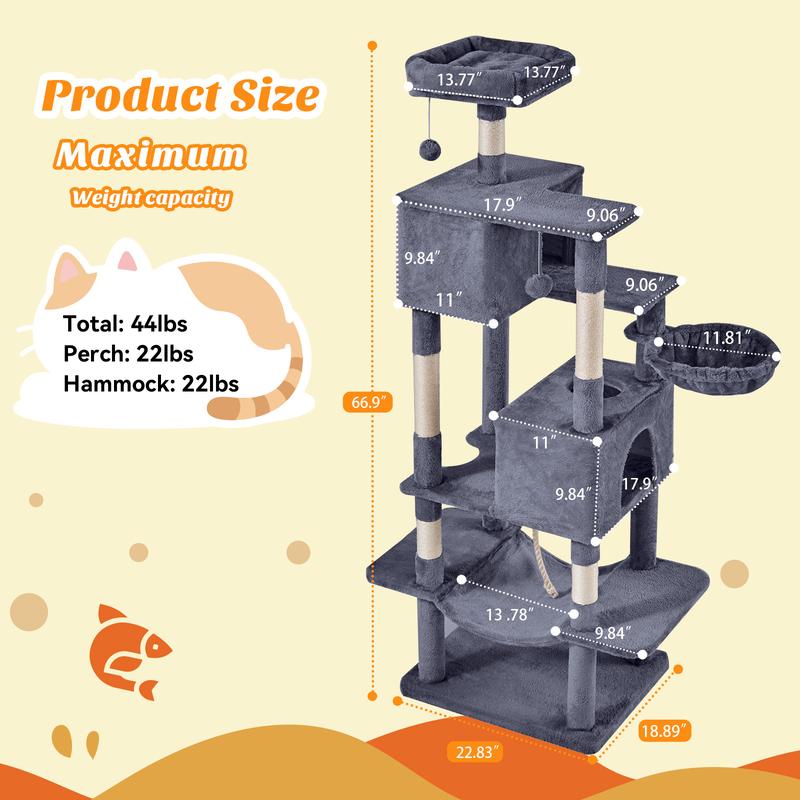 Cat Home, Climbing Shelf and Post