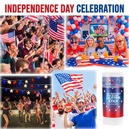 LibertyLuster Patriotic Body & Hair Stick