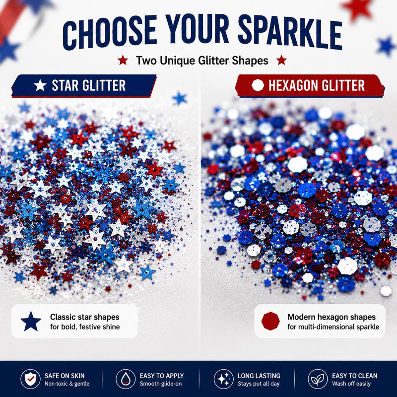 LibertyLuster Patriotic Body & Hair Stick