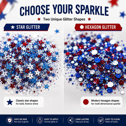LibertyLuster Patriotic Body & Hair Stick