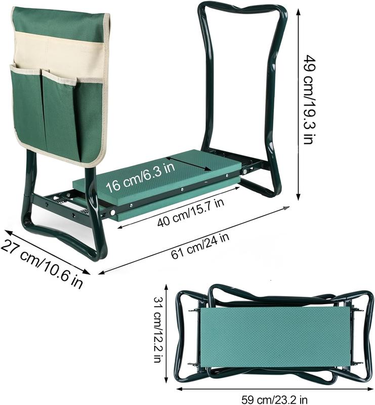SummerVibes Heavy-Duty Garden Stool