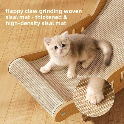 Cat recliner scraper board