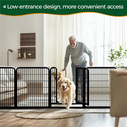 Dog Playpen Panels Metal Pet Playpen, 24/32/40/47 inch