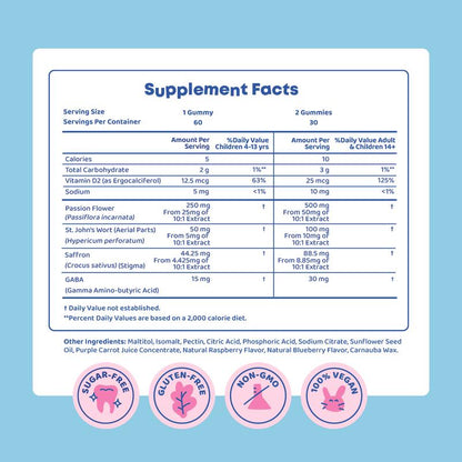 JoySpring Saffron Mood Munchies Gummies for Kids